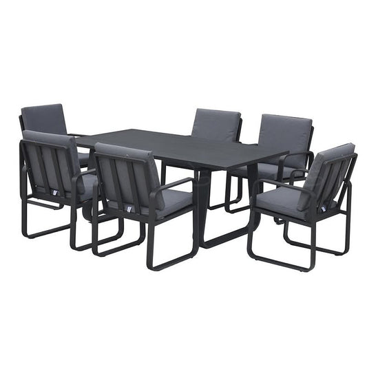 A1901B dining black 7pc