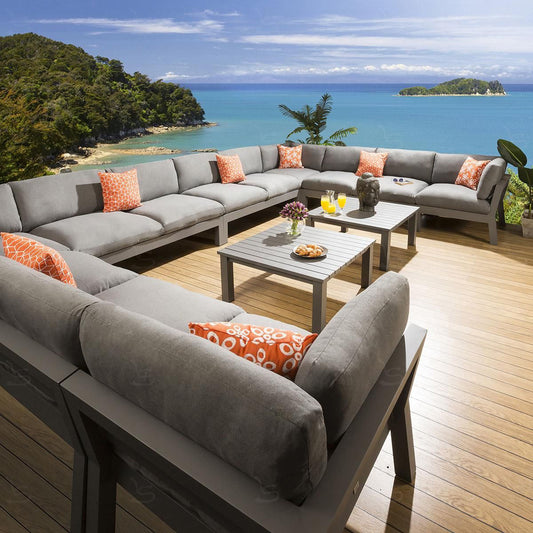 A2013 corner sofa grey 10pc