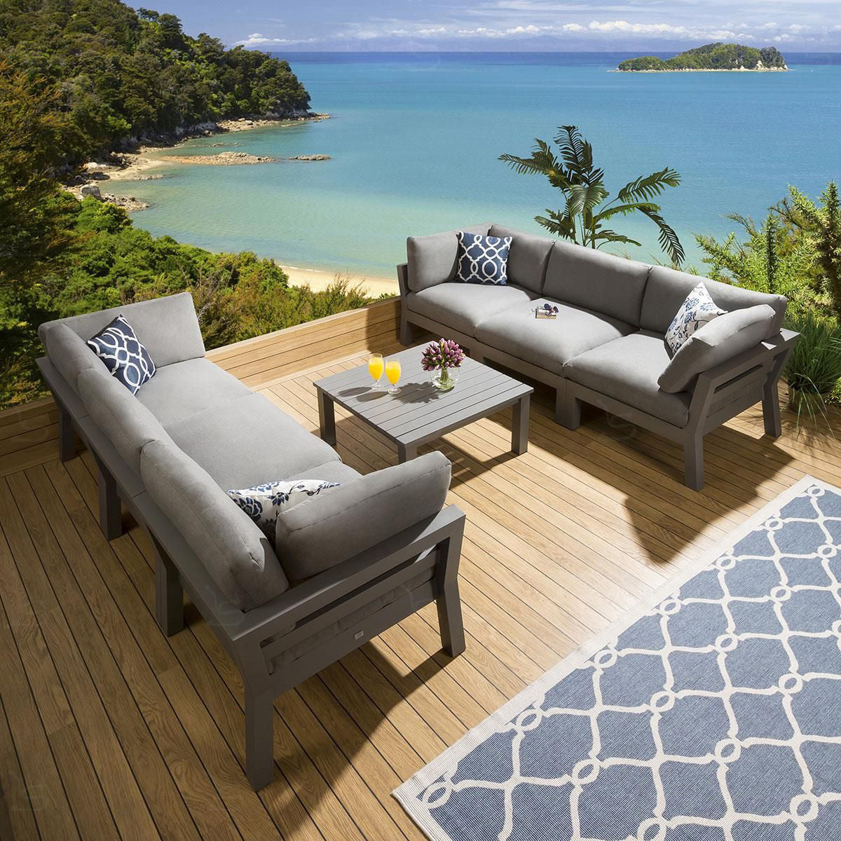 A2013 sofa grey 7pc