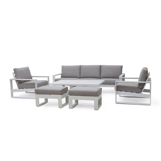 A2112 sofa white 6pc with RT 2