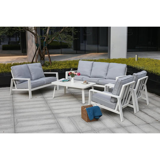 A2115 sofa white 5pc