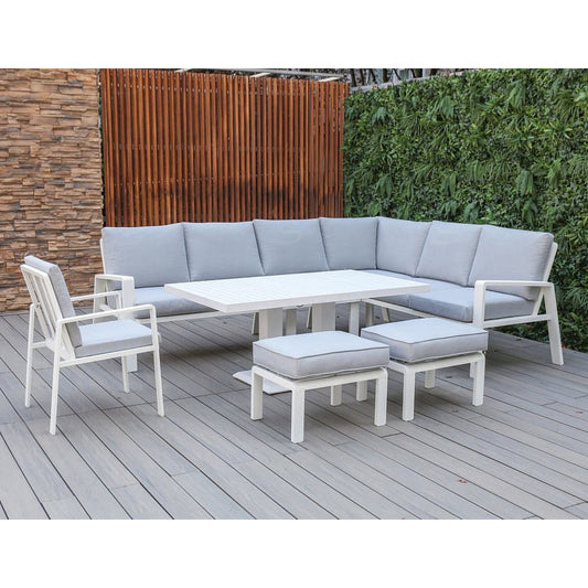 A2115 corner dining white