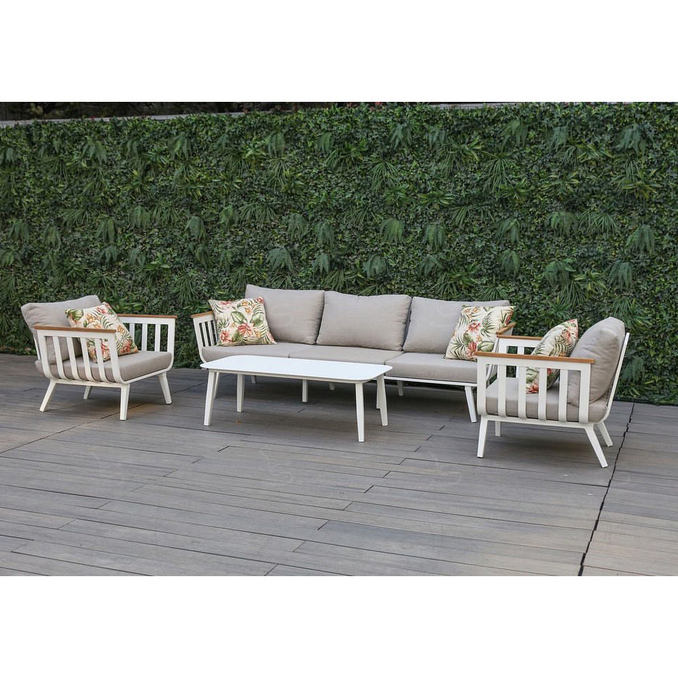 A2211 sofa white 4pc