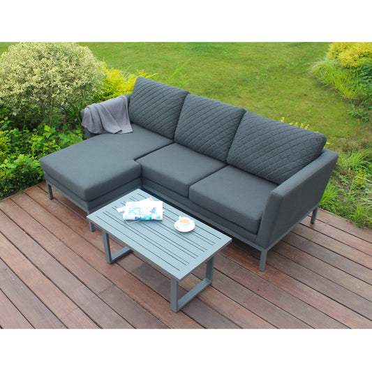 F2102 chaise sofa grey