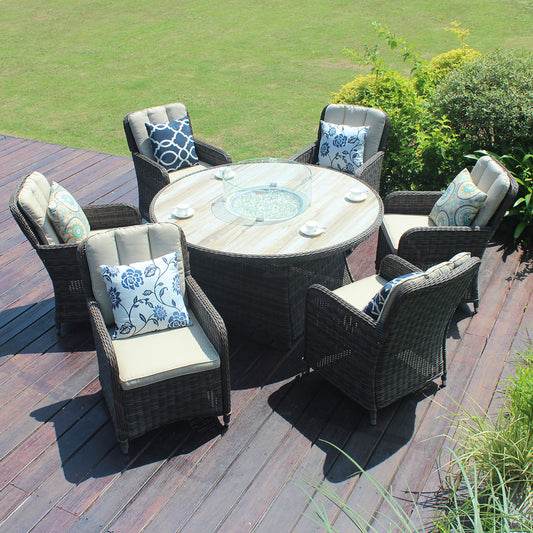 LS30105 round dining with FPT 7pc