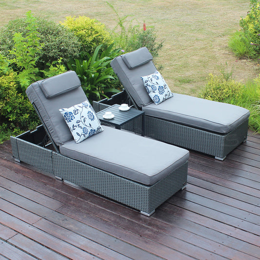 LS40084 lounger grey