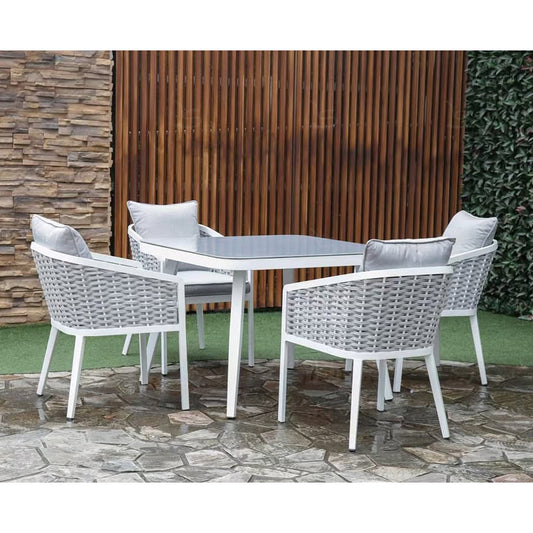 R2101 dining white 5pc