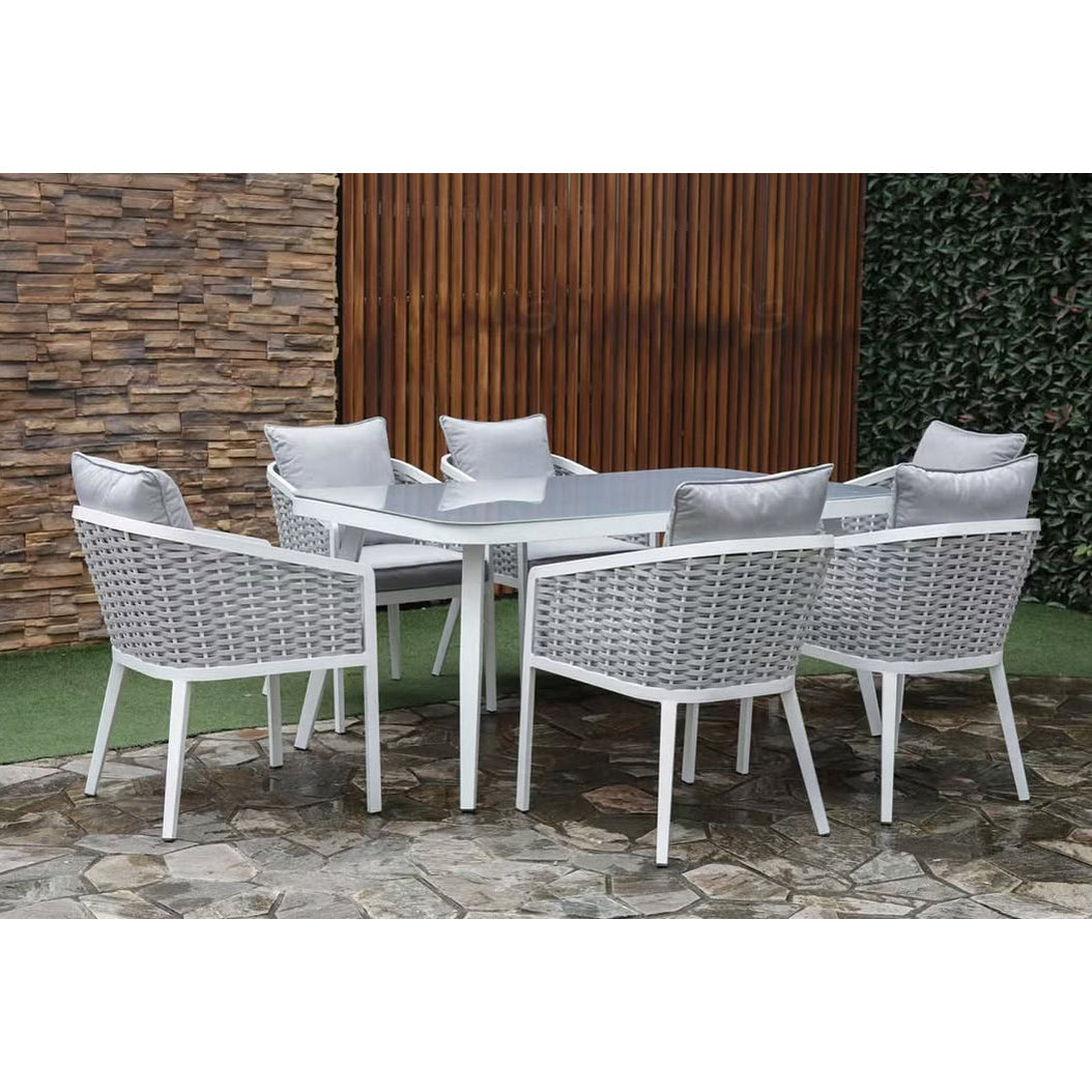 R2101 dining white 7pc